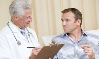 Hlavní projevy chronické prostatitidy u mužů